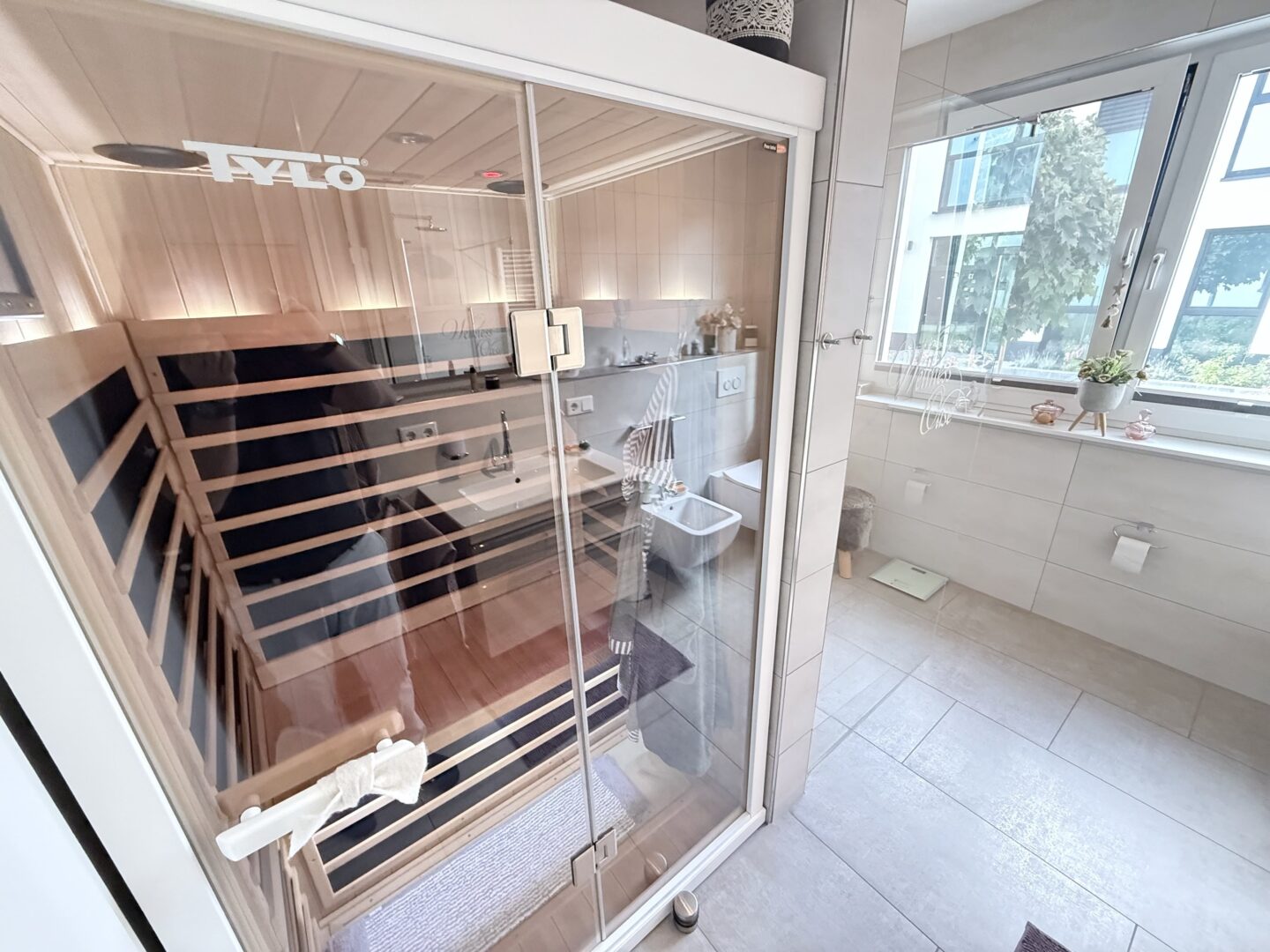 Badezimmer mit Wärmekammer