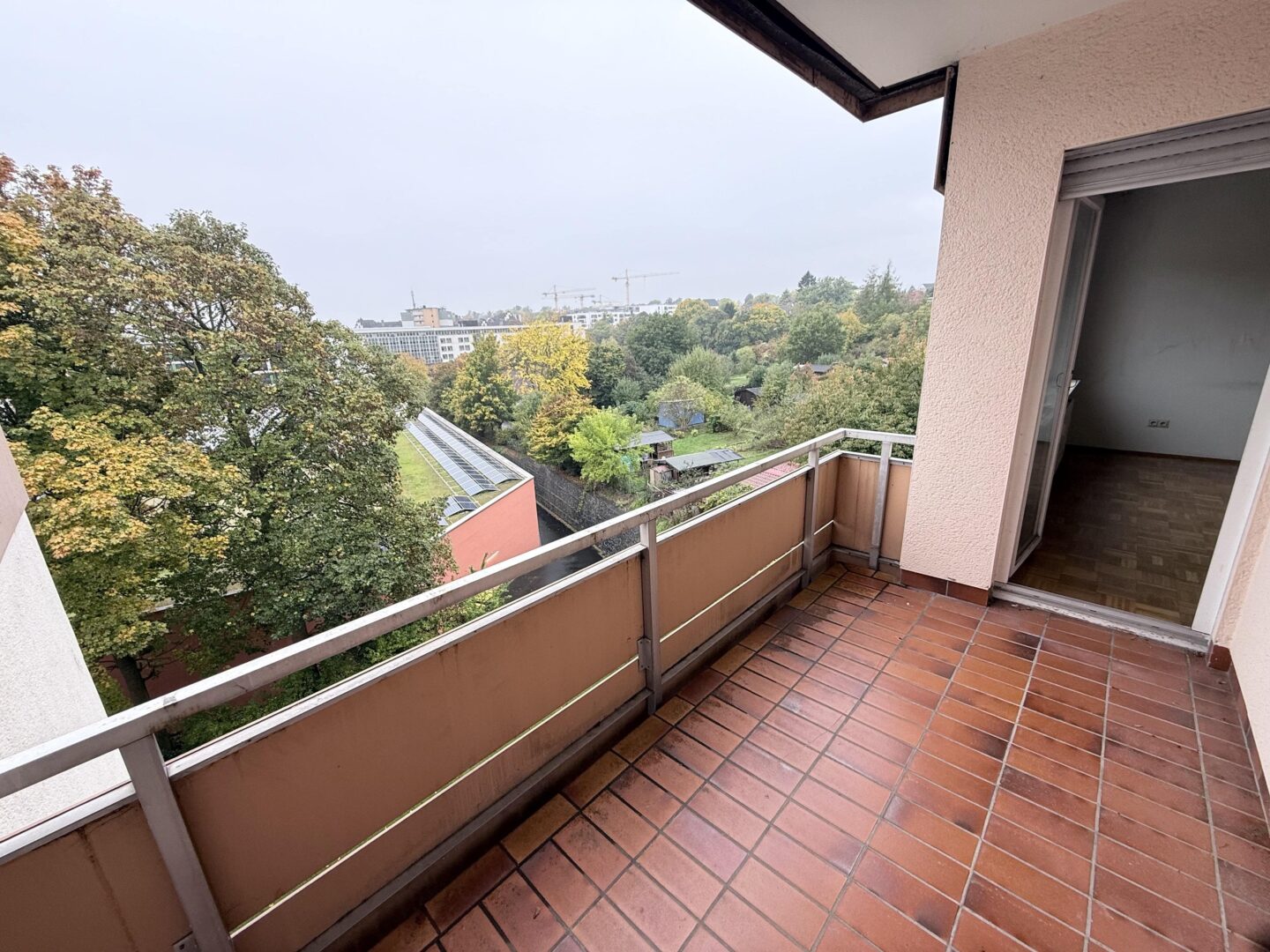 Fernblick von der Loggia nach Westen