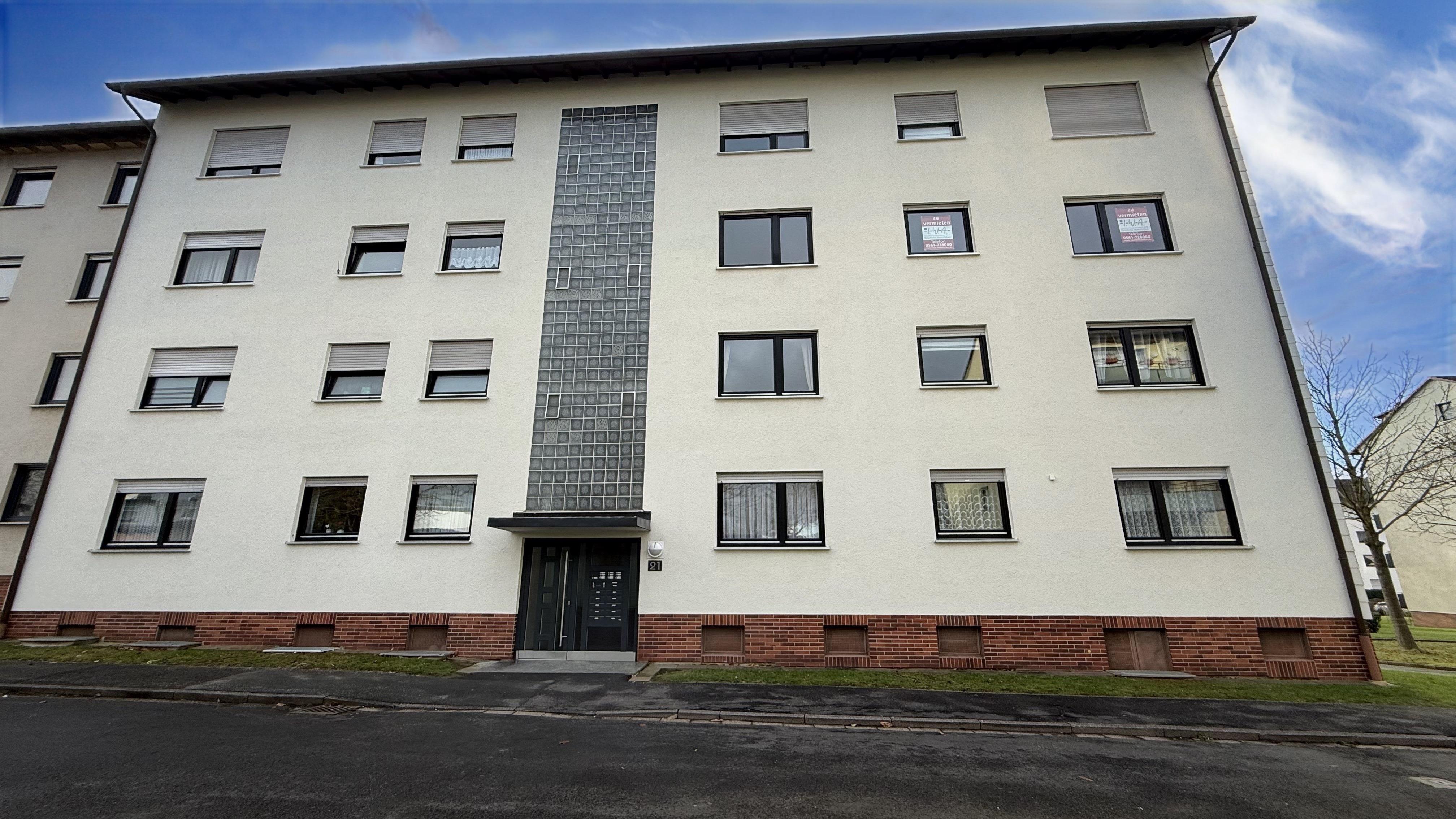 Attraktive 3-Zimmer-Wohnung mit Südbalkon in ruhiger Lage von Vellmar-Obervellmar