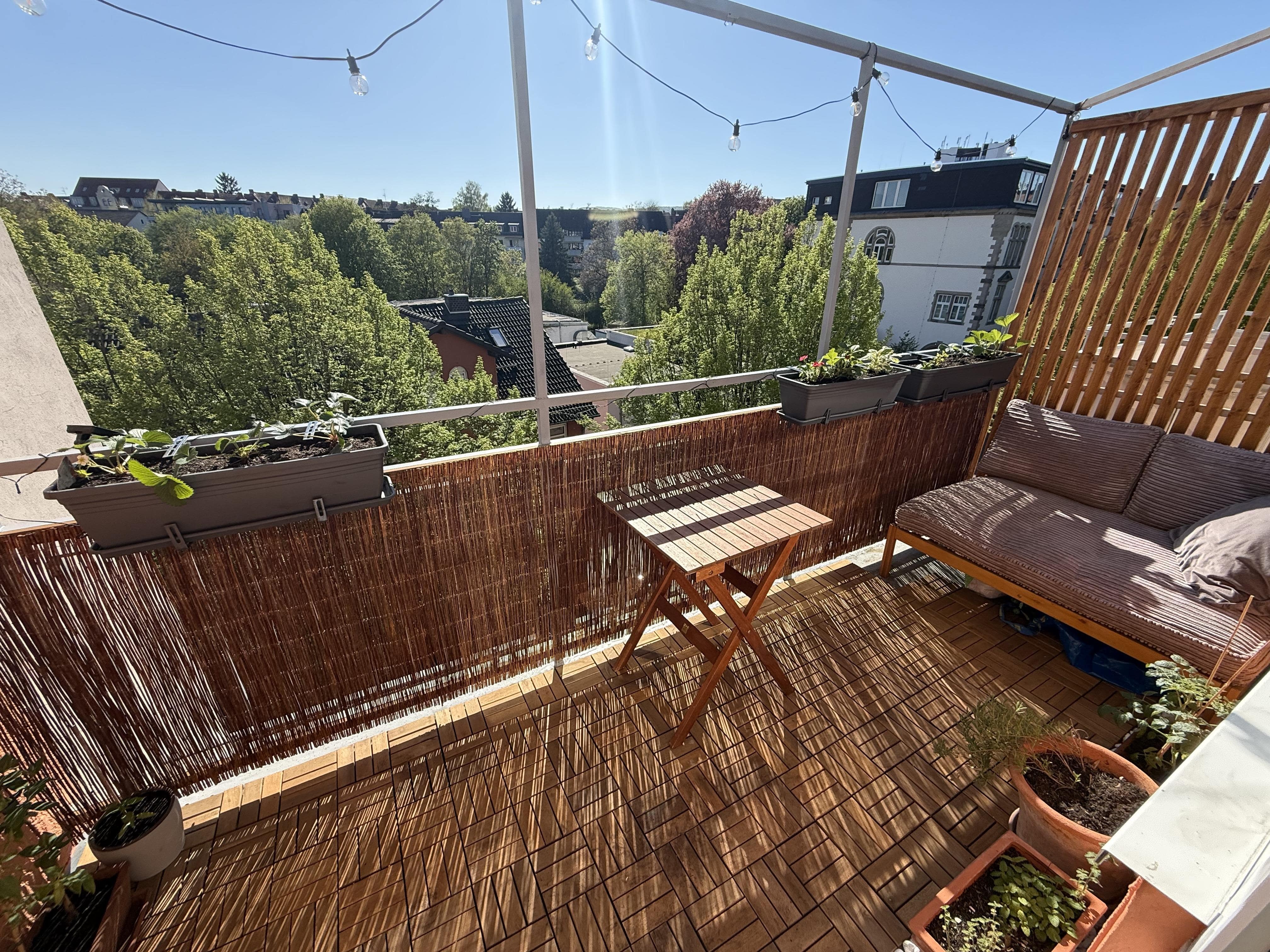 klasse Sonnenbalkon