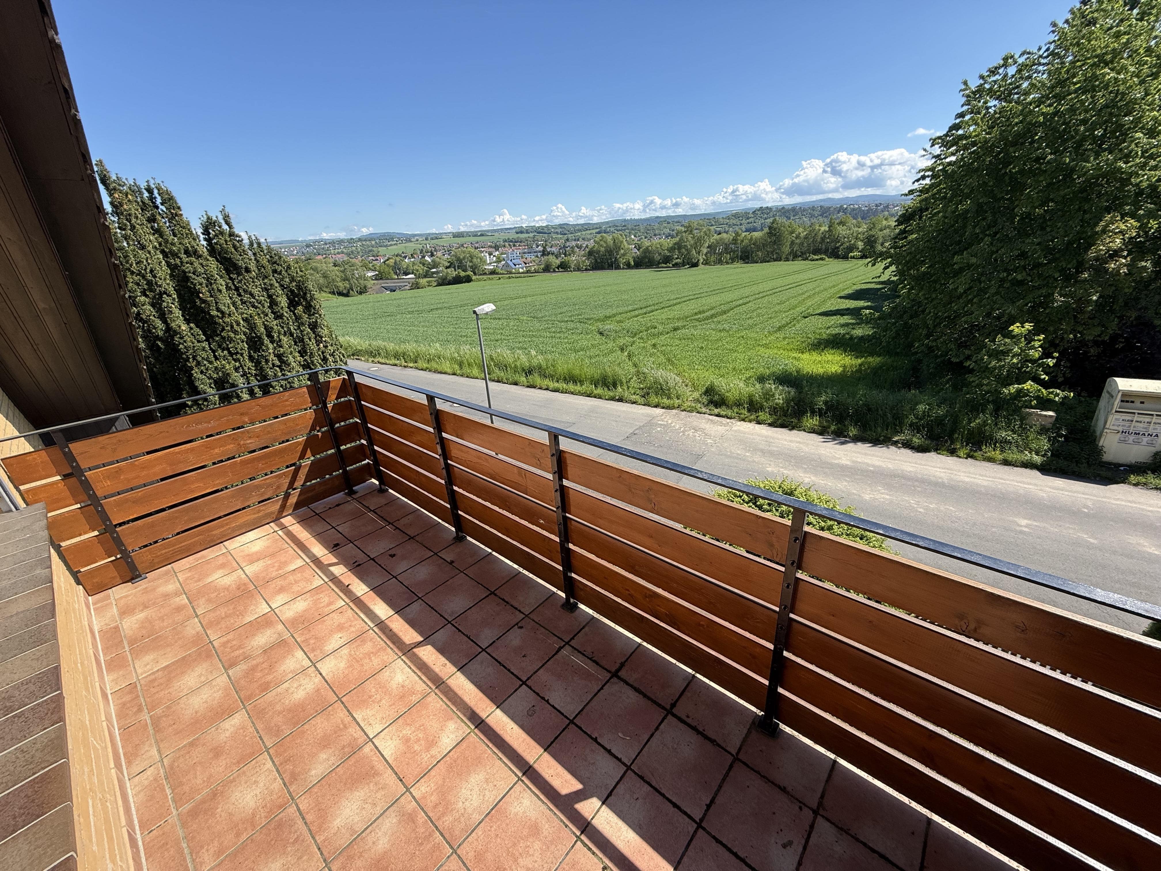 Sonnenbalkon mit Fernblick