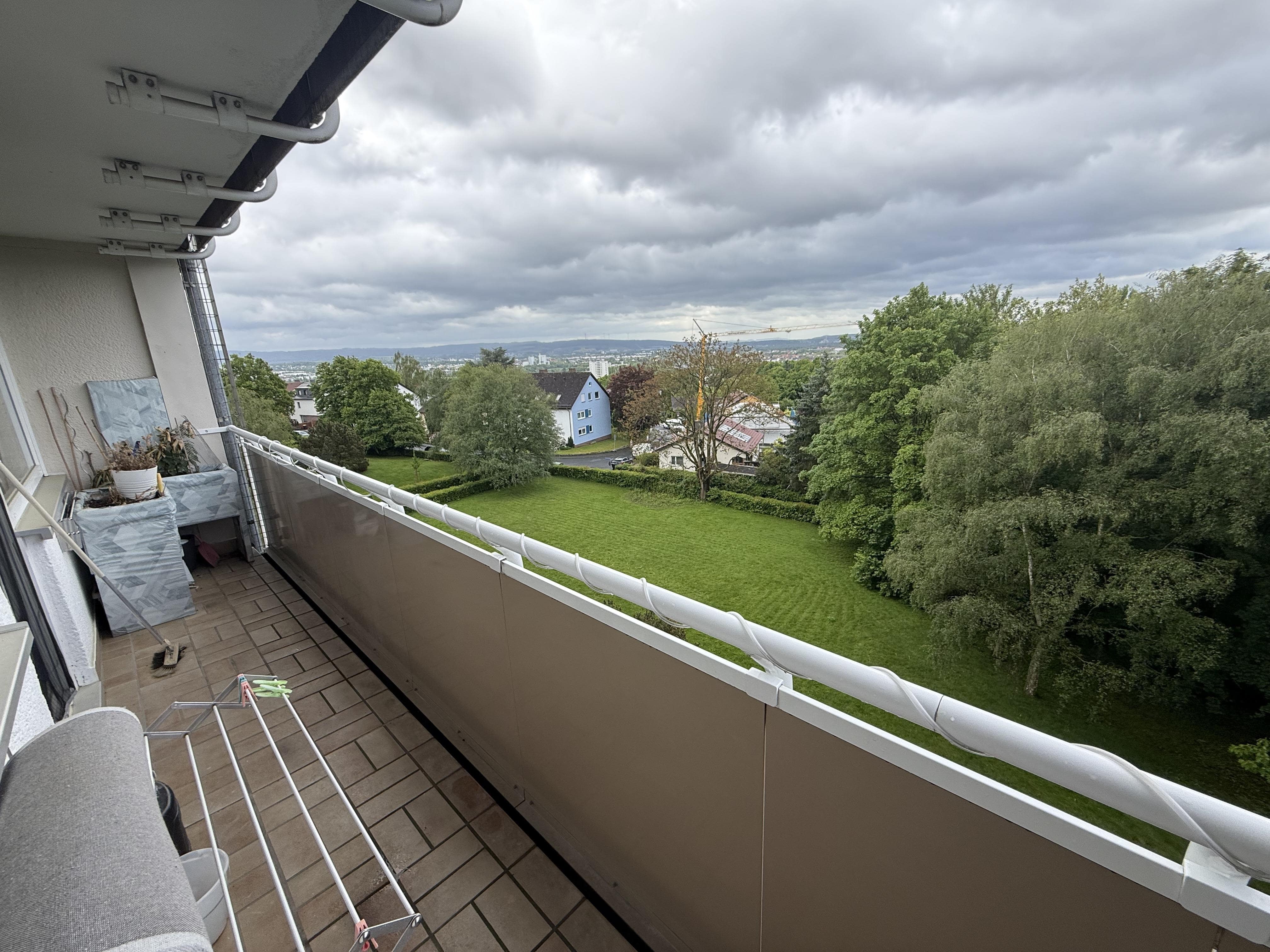 Fernblick vom Balkon