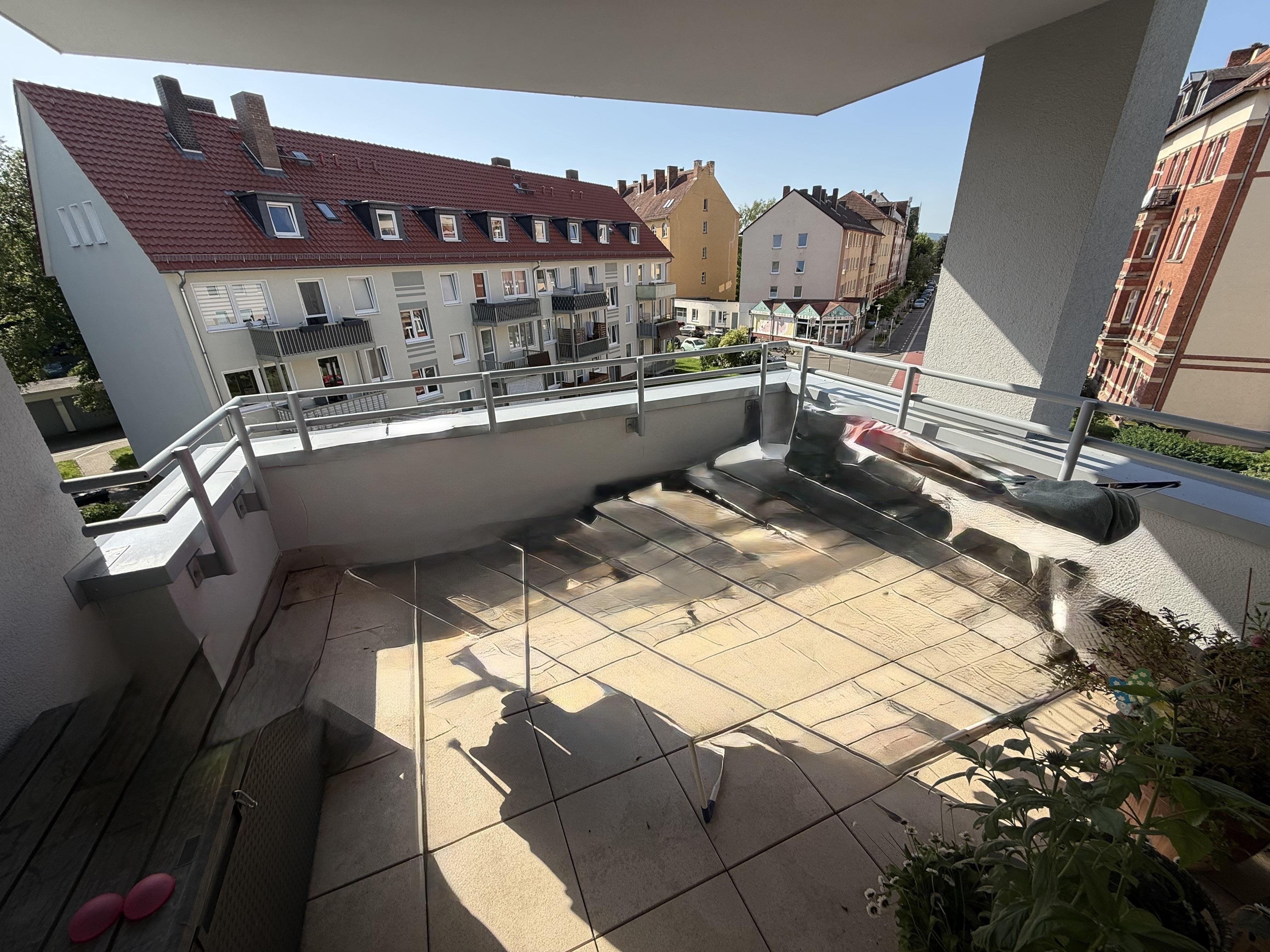weitere Balkon am Schlafzimmer